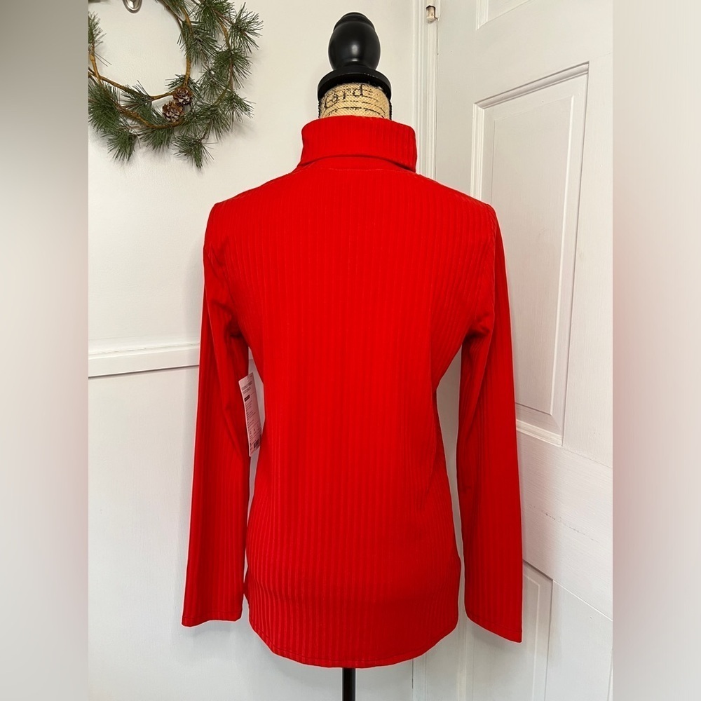 Athleta Red Essence Ribbed Turtleneck - Picture 7 of 14